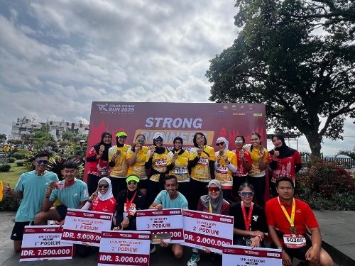 Polwan Polda Jabar Raih Segudang Prestasi di Police Women Run 2025 Bukittinggi