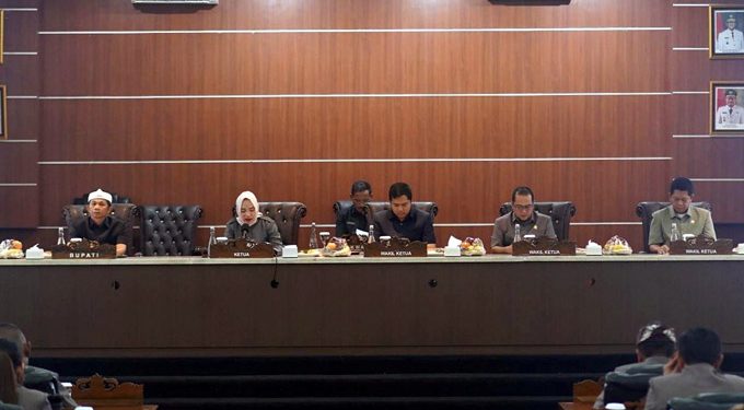 Bupati Sampaikan Nota Keuangan RAPBD TA 2026