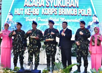 Pimpin Syukuran HUT ke-80 Korps Brimob Polri ke- 80, Kapolda Smpaikan Amanat ini,