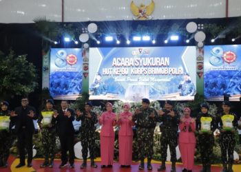Satbrimob Polda Jabar Gelar Syukuran HUT Ke – 80 Korps Brimob Polri