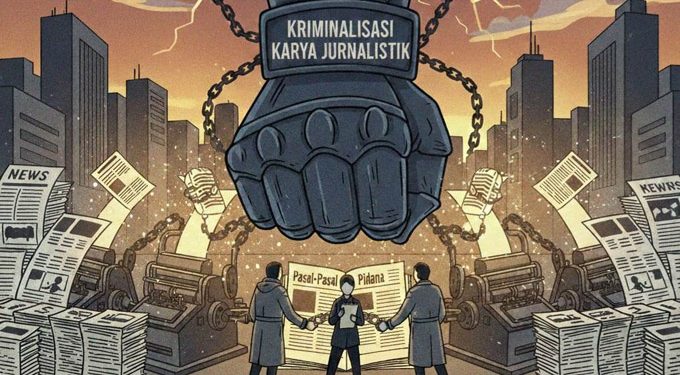 Kriminalisasi Wartawan Atas Produk Jurnalistik Kembali Terjadi