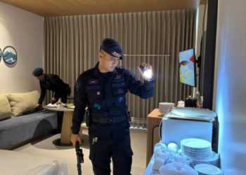 Tim Jibom Gegana Polda Jabar Sterilisasi Jelang Kunjungan Presiden RI ke-6 di Kuningan